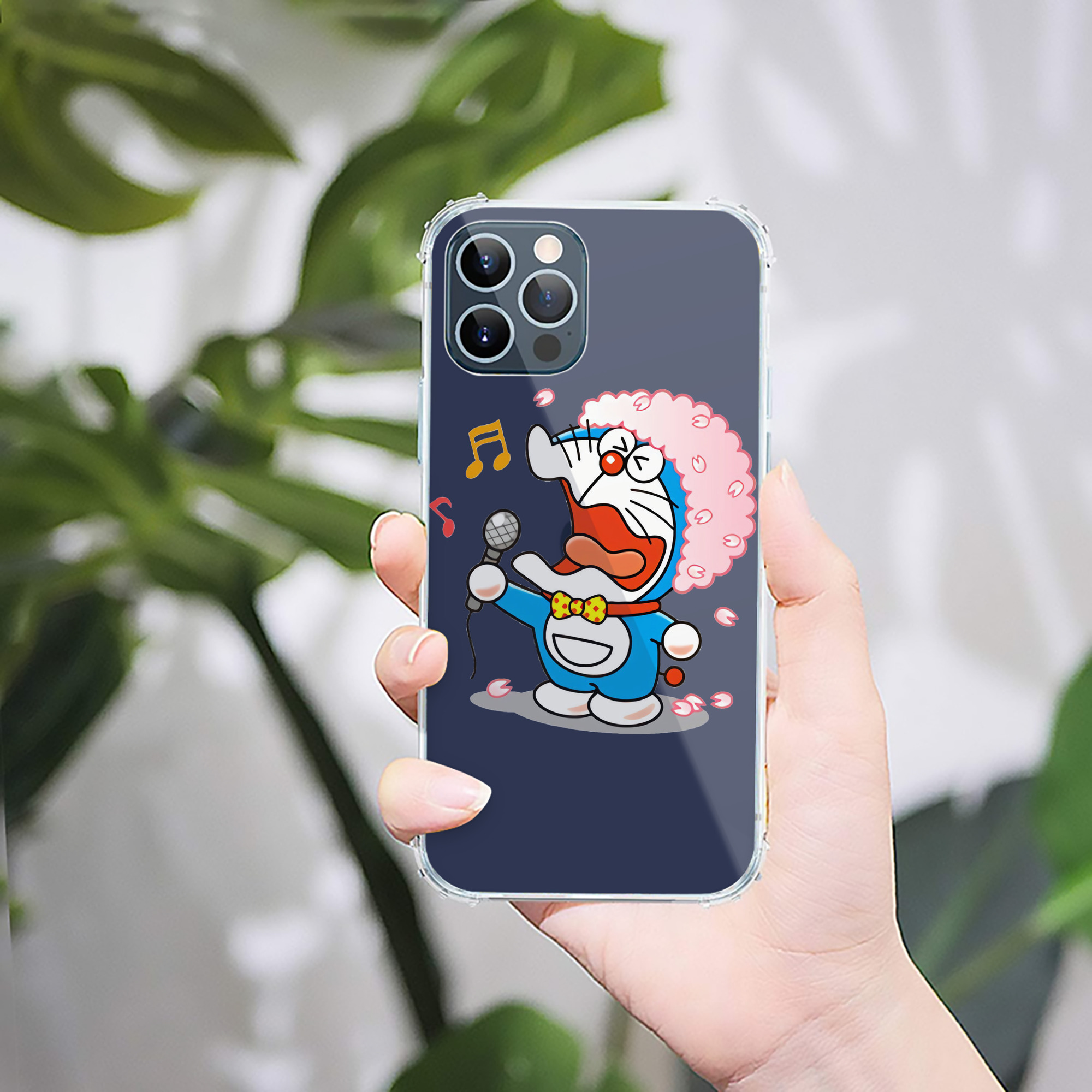 （画像用） ドラえもん Doraemon 【iPhone 12シリーズ対応】透明スマホケース（クリアソフトケース）